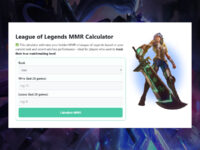 League of Legends MMR Calculator